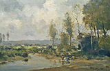 größeres Bild von Jansen Ölgemälde Willem George Frederik Jansen